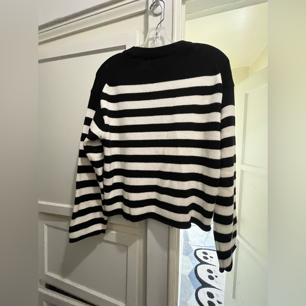 Velvet Lex cotton cashmere striped sweater NWT new size XS - Picture 5 of 16